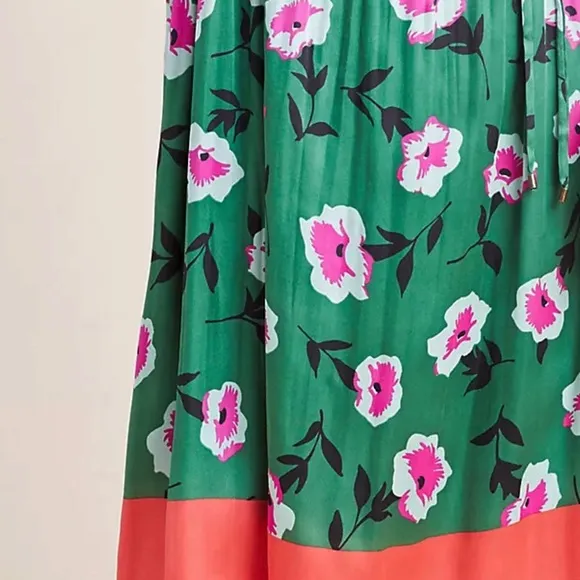 Anthropologie Mireille Pleated Dress