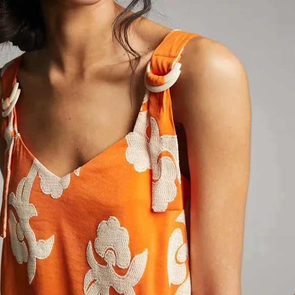 Anthropologie Phoebe Flounced Maxi Dress