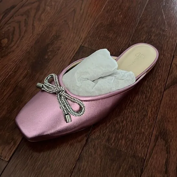Anthropologie x Guilhermina Ballet Mules Size 9 (EUR 40) Pink
