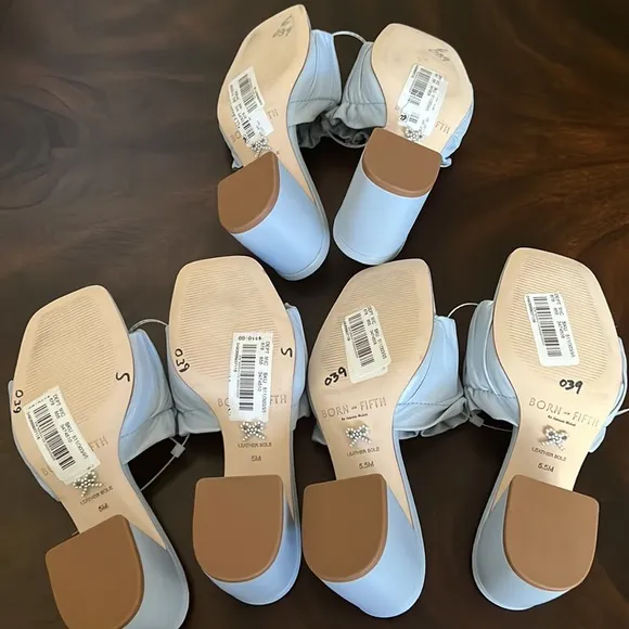 Antonio Melanix Born on Fifth Amy Pleated Leather Dress Sandals