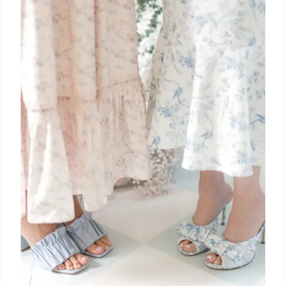 Antonio Melanix Born on Fifth Amy Pleated Leather Dress Sandals