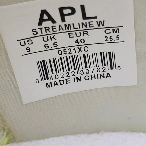 ApL Athletic propulsion Lab Streamline Womens Shoes Size 9 Green Runnung Shoes