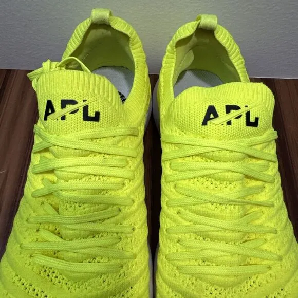 APL Mens Techloom Wave Energy Green Athletic Shoes Running Knit Lace Up size 8.5