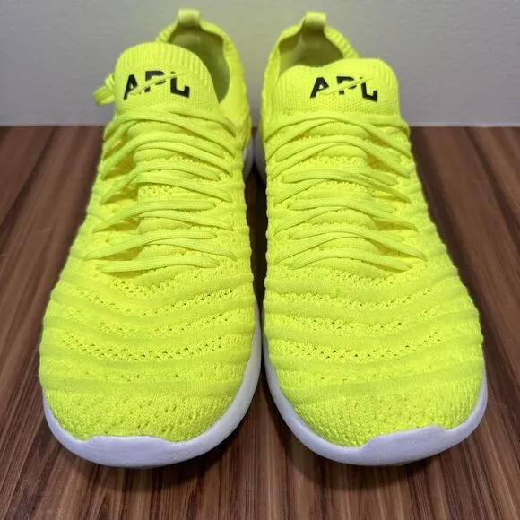 APL Mens Techloom Wave Energy Green Athletic Shoes Running Knit Lace Up size 8.5