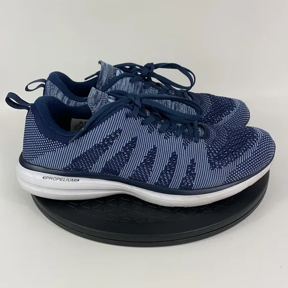 APL Techloom Pro Blue/White Athletic Running Shoes Men's Size 9.5