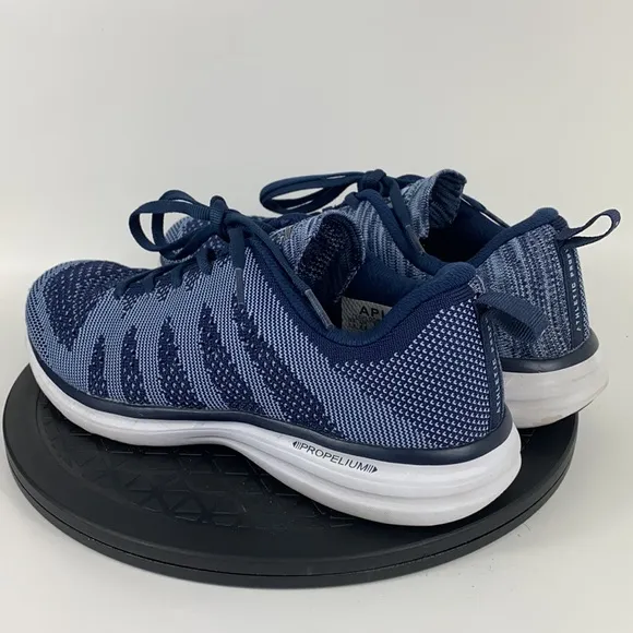 APL Techloom Pro Blue/White Athletic Running Shoes Men's Size 9.5
