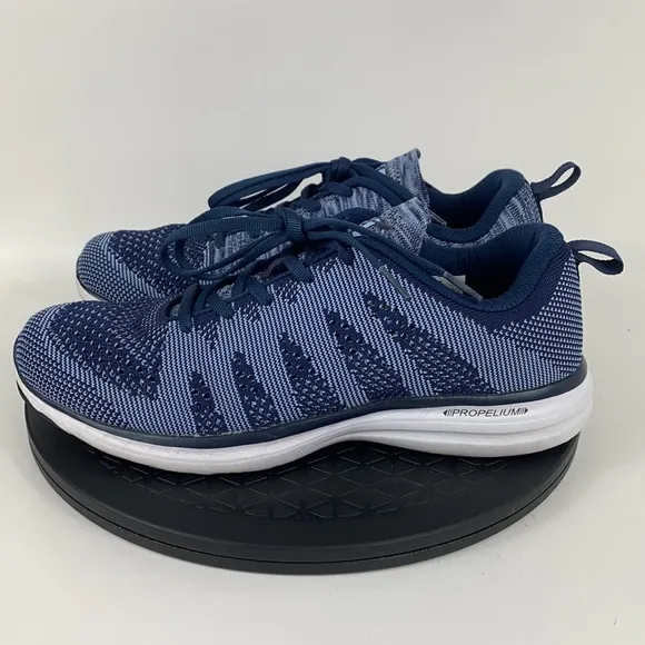 APL Techloom Pro Blue/White Athletic Running Shoes Men's Size 9.5