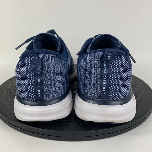 APL Techloom Pro Blue/White Athletic Running Shoes Men's Size 9.5