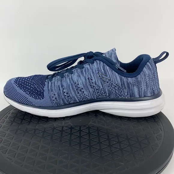 APL Techloom Pro Blue/White Athletic Running Shoes Men's Size 9.5