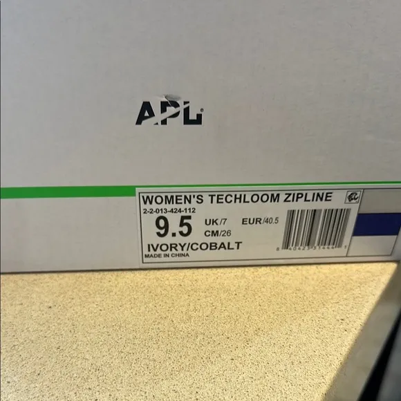 APL Women's Techloom Zipline - Ivory and Cobalt