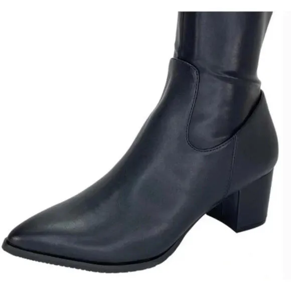 Aqua College Womens Tillie Waterproof Boots, BLACK, Size 8M