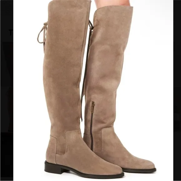 Aquatalia Nicki Suede Over The Knee-High Boots 7.5