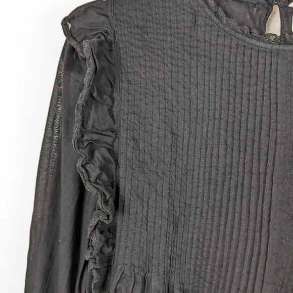 Aritzia Wilfred Elia long sleeved ruffle dress Medium