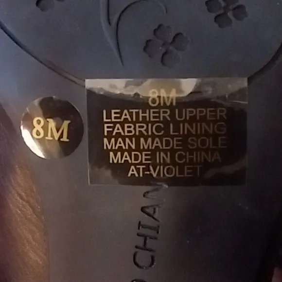 Arturo Chiang Violet Buckle &amp; Zipper Leather Boots