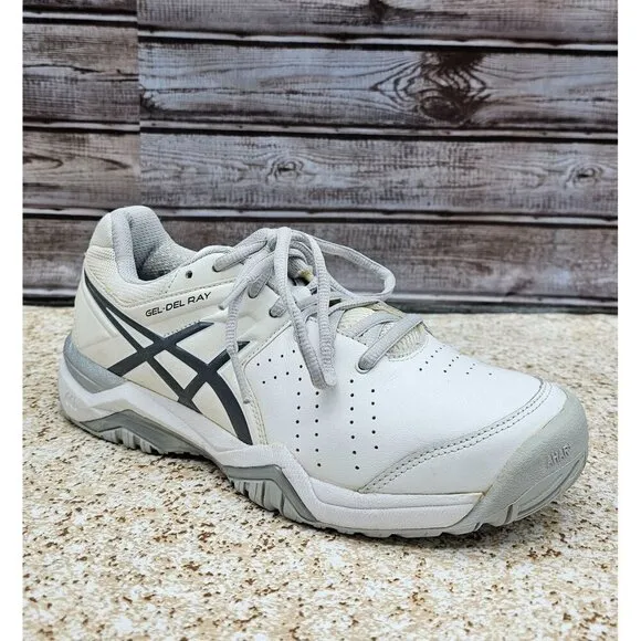 Asics Gel-Del Ray White Women's Athletic Shoes Size 7