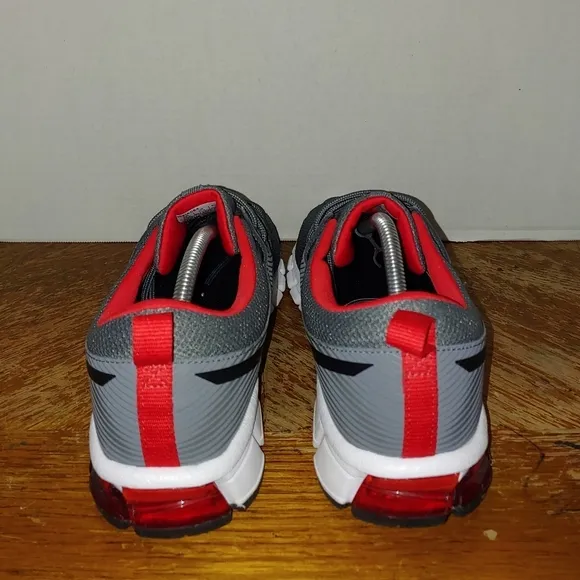 ASICS GEL QUANTUM 90 Mens Athletic Shoes GRAY w RED size 11.5/ 1021A054. Gently