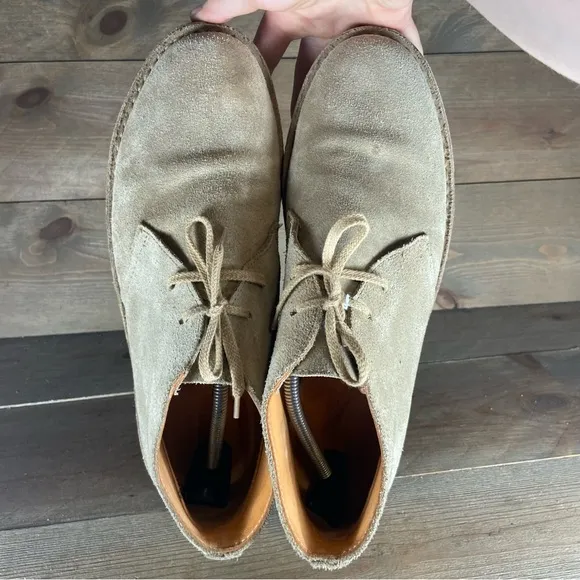 astorflex mens size 44 shoes brown suede comfort lace up chukka boots