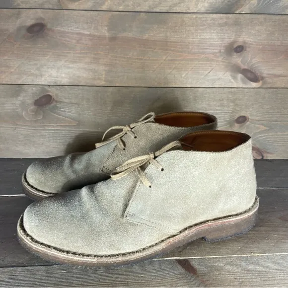 astorflex mens size 44 shoes brown suede comfort lace up chukka boots