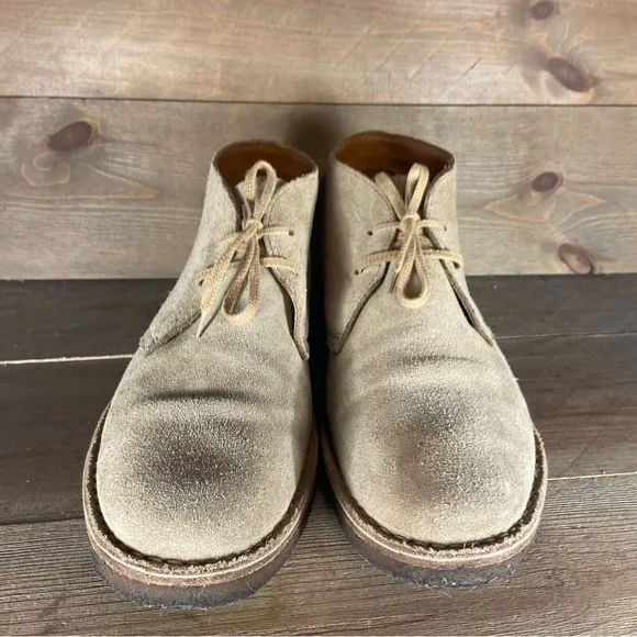 astorflex mens size 44 shoes brown suede comfort lace up chukka boots