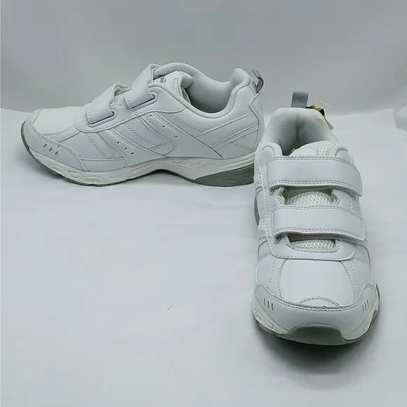 Avia Men's Avi-Union II Strap Slip Resistant Sneakers Shoes Size 8 White Comfort