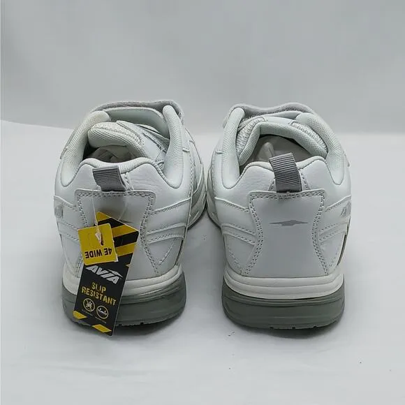 Avia Men's Avi-Union II Strap Slip Resistant Sneakers Shoes Size 8 White Comfort