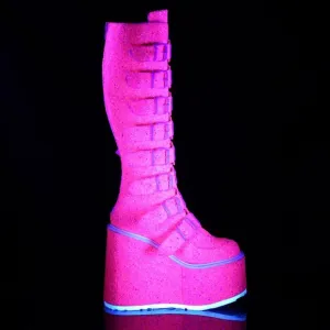 Barbiecore Barbie Platform Glitter Knee High Boots