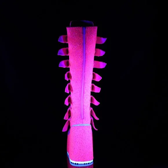 Barbiecore Barbie Platform Glitter Knee High Boots
