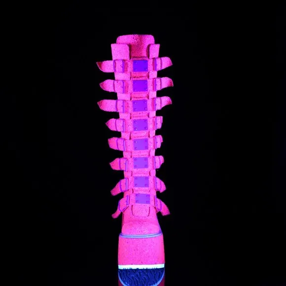 Barbiecore Barbie Platform Glitter Knee High Boots