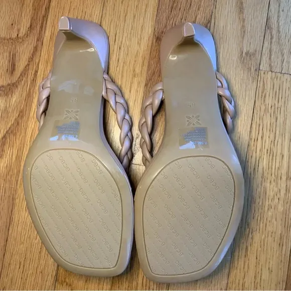 BCBGeneration Tulani Dress Sandal with Braided Detailing, Women Size 8.5