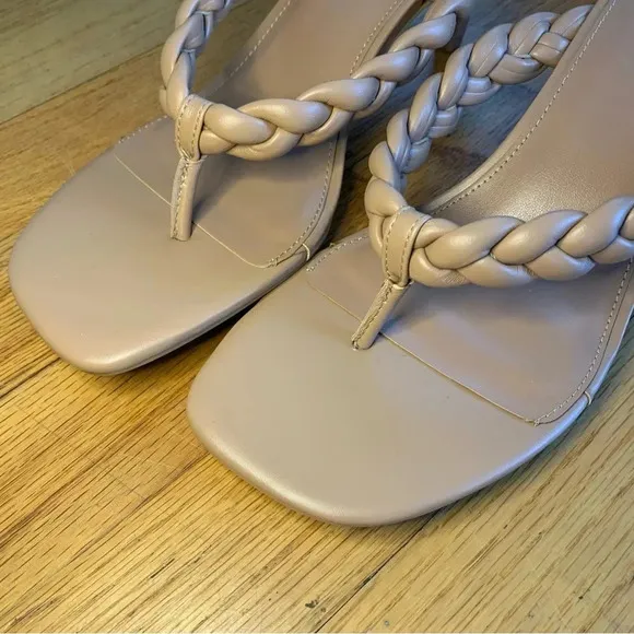 BCBGeneration Tulani Dress Sandal with Braided Detailing, Women Size 8.5