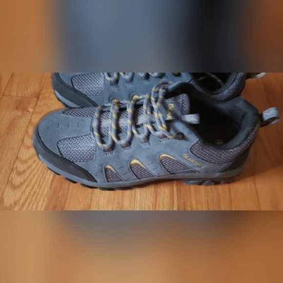 Bearpaw Men's Blaze Hiking Athletic Shoes Charcoal Black NWT