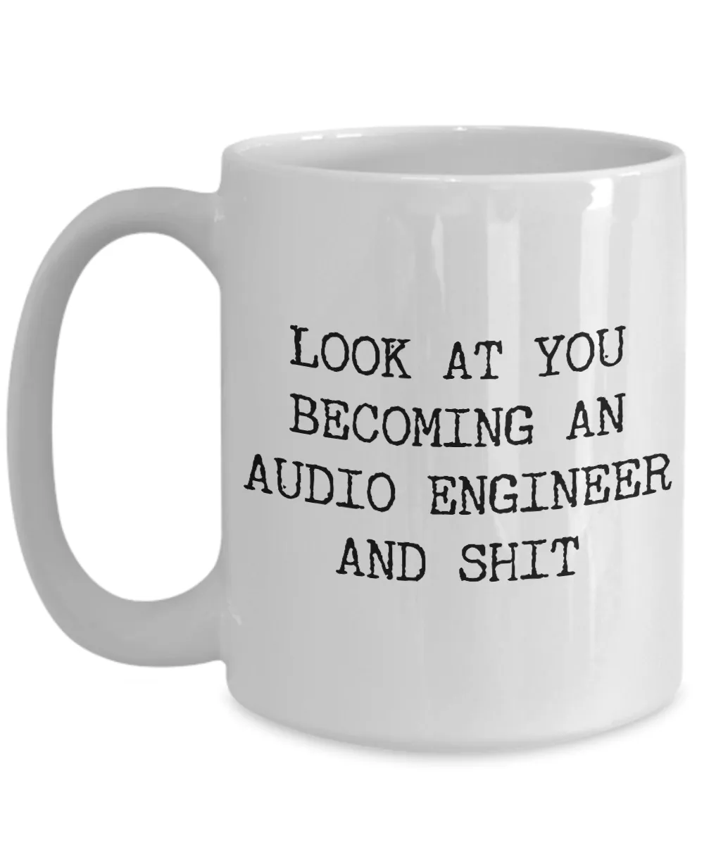Becoming An Audio Engineer Mug Coffee Cup Funny Gift