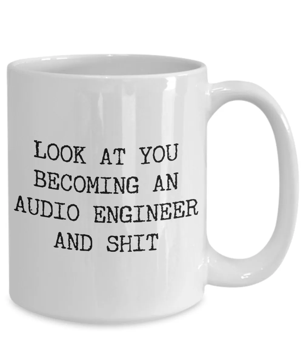 Becoming An Audio Engineer Mug Coffee Cup Funny Gift
