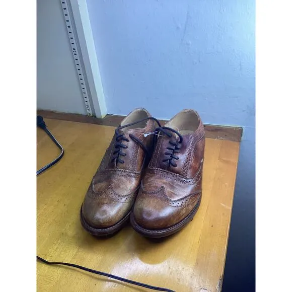 BedStu Men's Shoes Lita Oxford Brown Loafer Dress Shoes Size 9.5