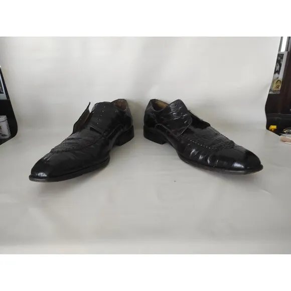Belvedere Genuine Crocodile Dress Shoes for Men. Size 11.5 Authentic Ones.