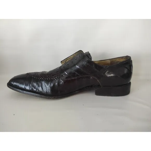 Belvedere Genuine Crocodile Dress Shoes for Men. Size 11.5 Authentic Ones.