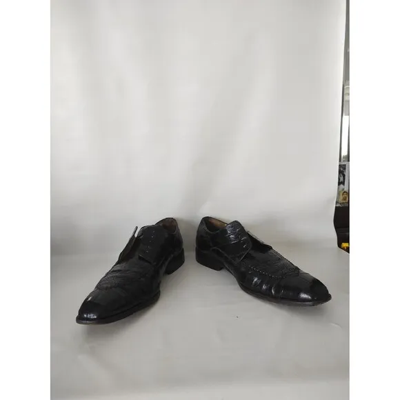 Belvedere Genuine Crocodile Dress Shoes for Men. Size 11.5 Authentic Ones.