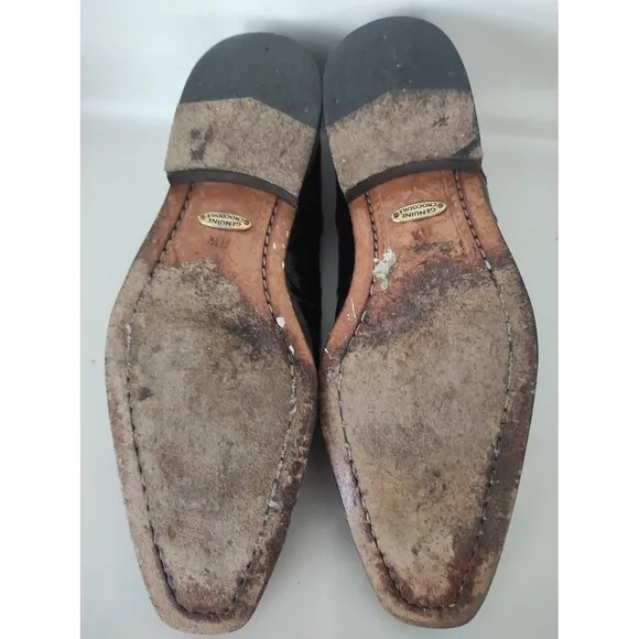 Belvedere Genuine Crocodile Dress Shoes for Men. Size 11.5 Authentic Ones.