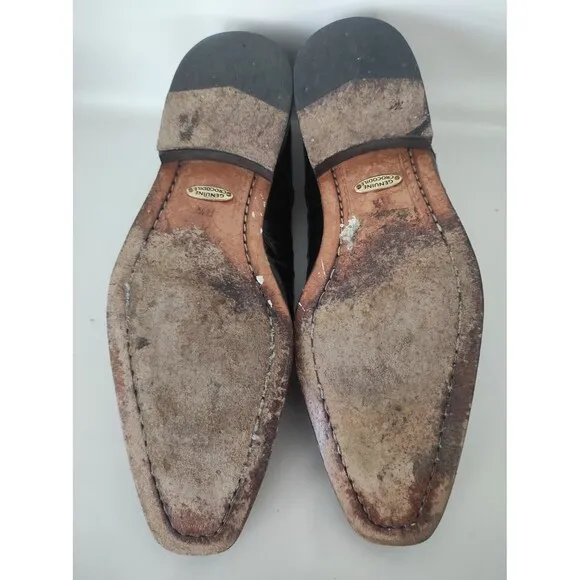 Belvedere Genuine Crocodile Dress Shoes for Men. Size 11.5 Authentic Ones.