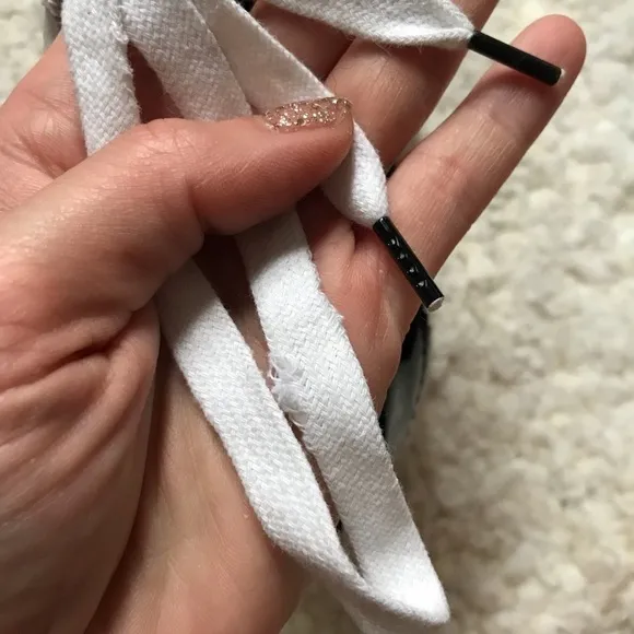 Bershka Rare White WHAT EVER Platform Sneakers