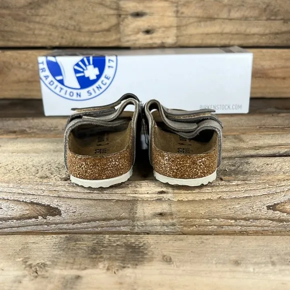 Birkenstock Kyoto Kid's - Taupe - 32 Narrow - New in box