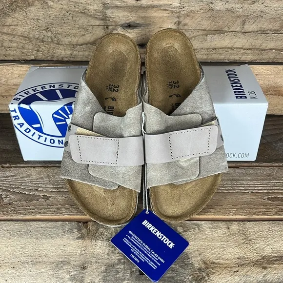 Birkenstock Kyoto Kid's - Taupe - 32 Narrow - New in box