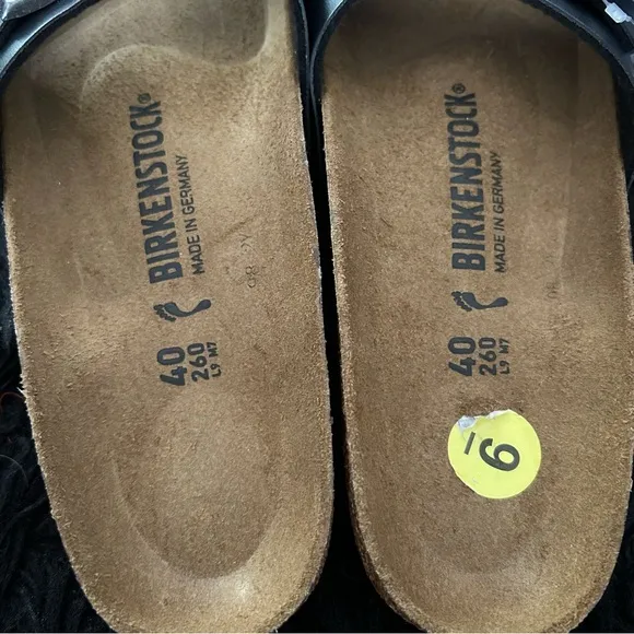 BIRKENSTOCK Madrid gray sandals slip on shoes women’s eur 40 new