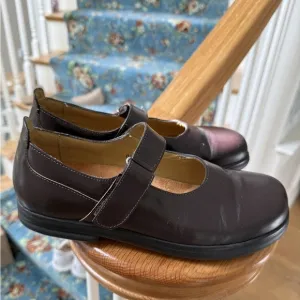 Birkenstock Vintage Footprints Annapolis Brown Strap Mary‎ Jane Comfort Shoes