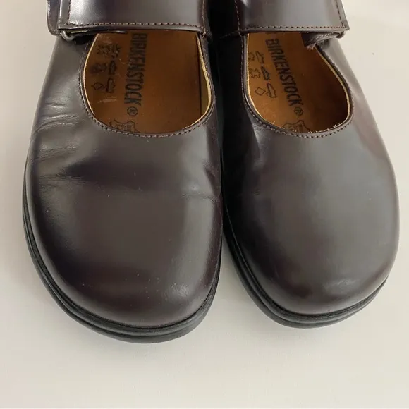Birkenstock Vintage Footprints Annapolis Brown Strap Mary‎ Jane Comfort Shoes