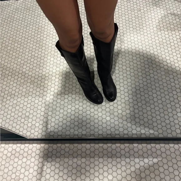 Black Knee-High Boots