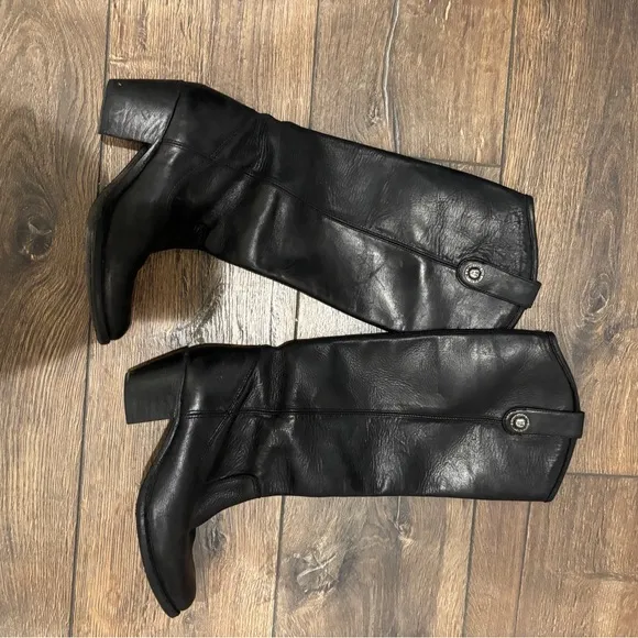 Black Knee-High Boots