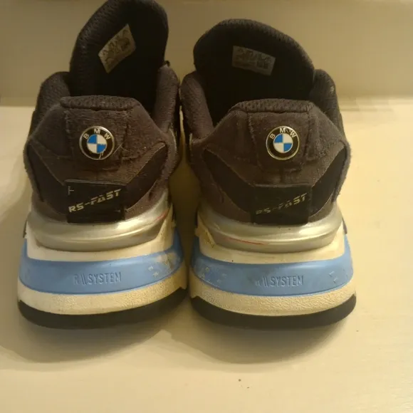 BMW M Motorsports collab with Puma youth athletic shoes