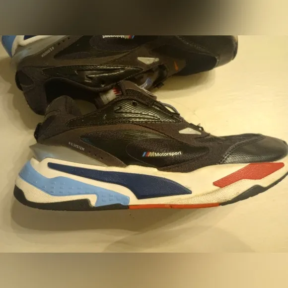 BMW M Motorsports collab with Puma youth athletic shoes