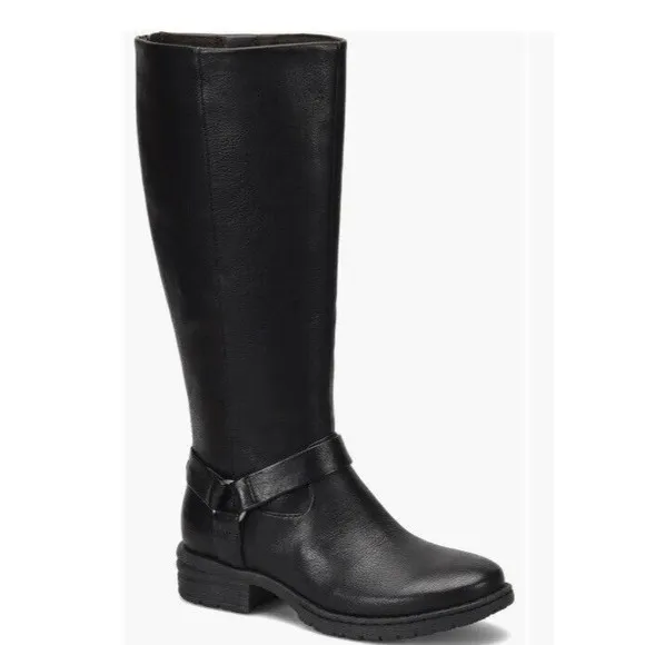 B.O.C Born Of Concept Women Black Knee High Zip Chesney Tall Boots US 6.5 EU 37